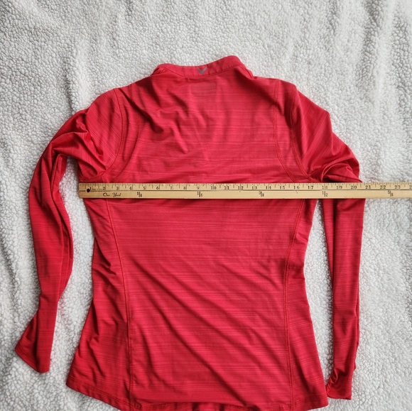 Callaway Golf long sleeve shirt size small opti-dri front half zip red - Picture 2 of 2